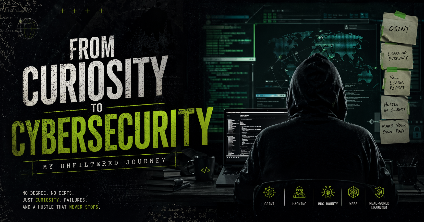 From Curiosity to Cybersecurity — My Unfiltered Journey